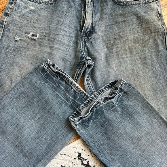 Mens Jeans Distressed 32x32 - Picture 5 of 9